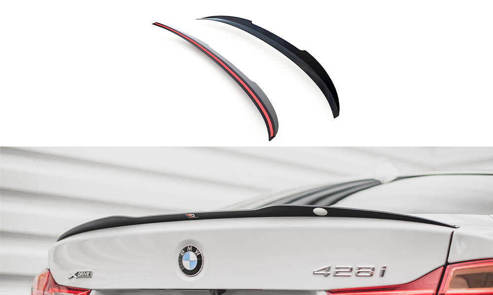 Heckspoiler Lippe BMW 4er F32 schwarz Hochglanz – Ansicht 2