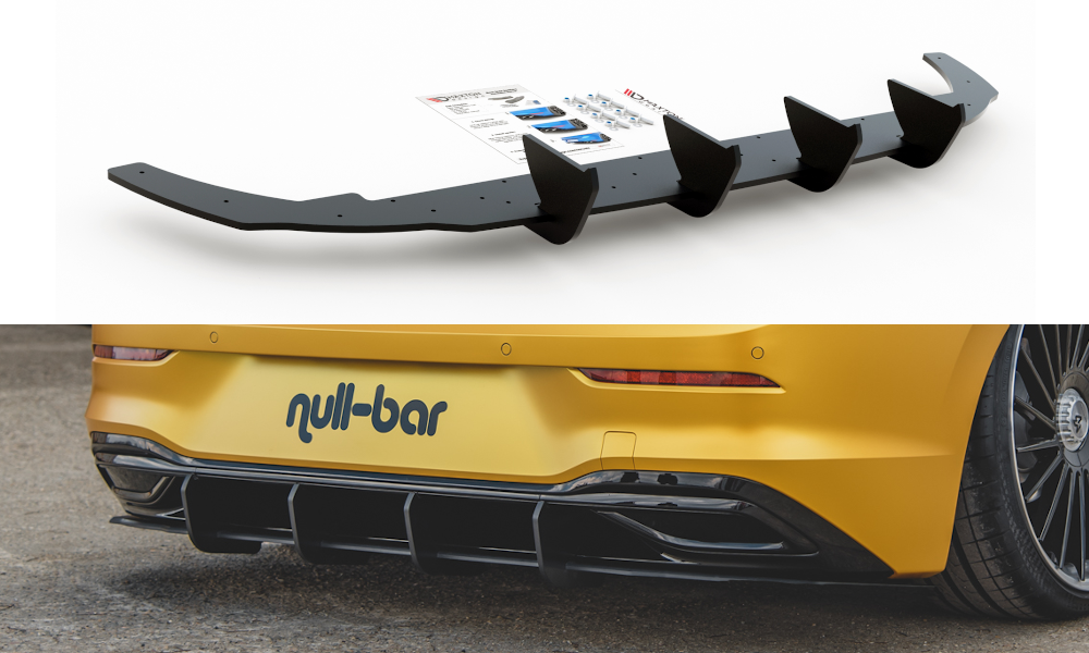 Robuste Racing Heckschürze V.1 passend für VW Golf Hatchback Mk8 / Mk8 Facelift – Ansicht 2