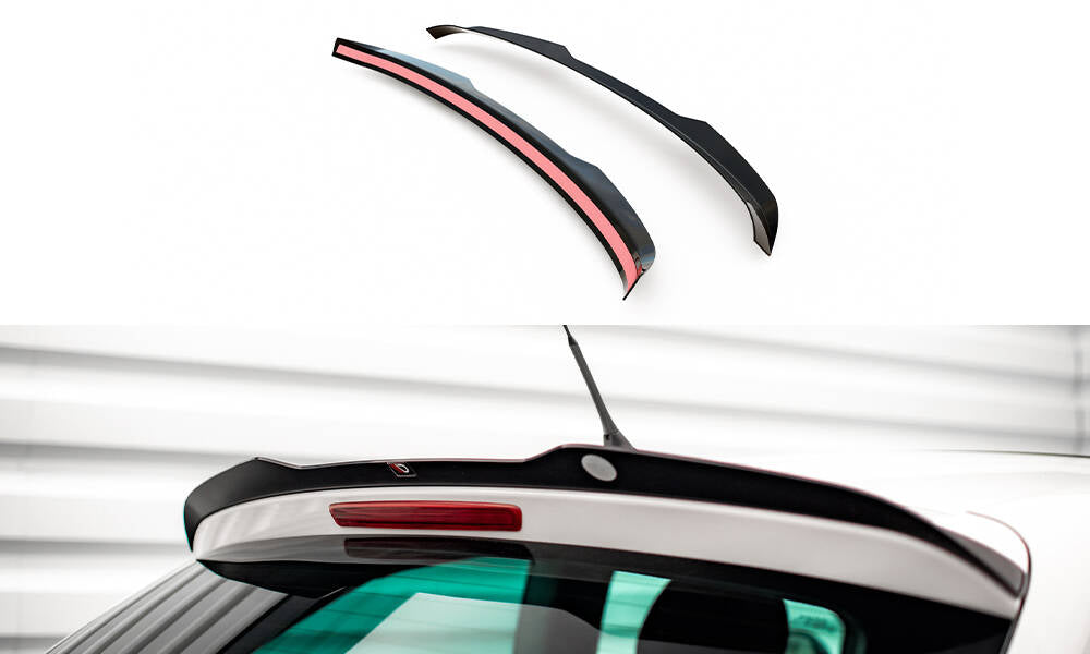 Heckspoiler Lippe Seat Ibiza FR SC Mk4 Facelift schwarz Hochglanz – Ansicht 2