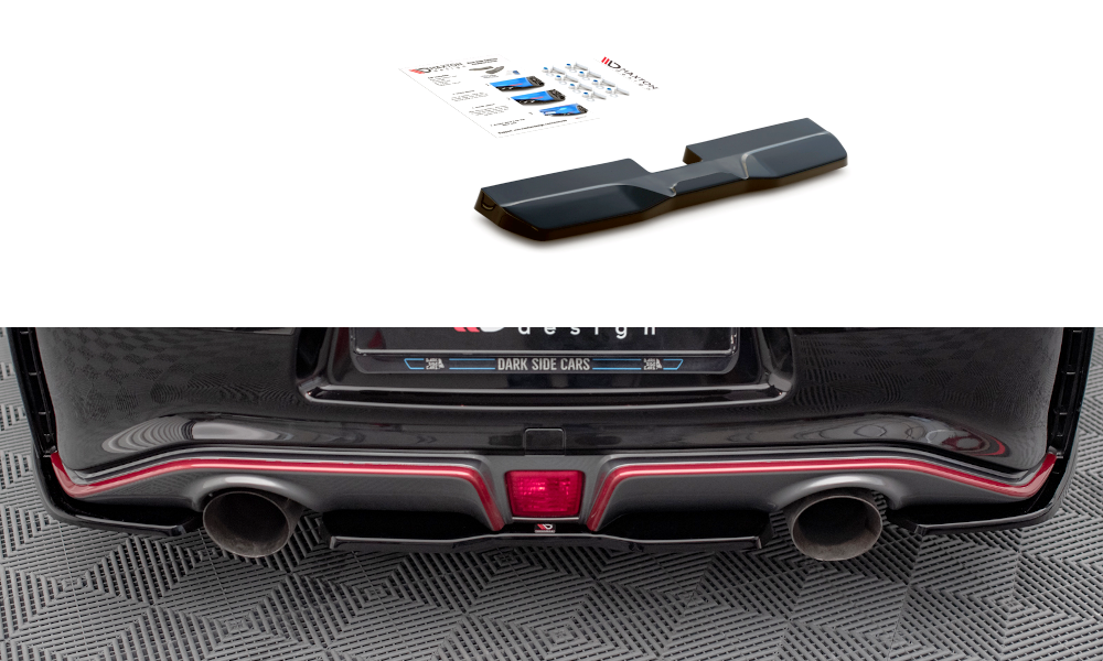 Heckansatz Nissan 370Z Nismo Facelift schwarz Hochglanz – Ansicht 2