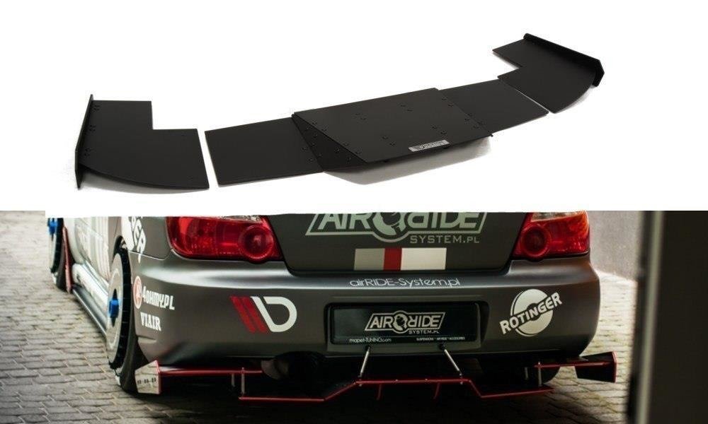 Diffusor Heck Ansatz passend für Heckschürze passend für Subaru Impreza WRX STI (BLOBEYE) – Ansicht 2