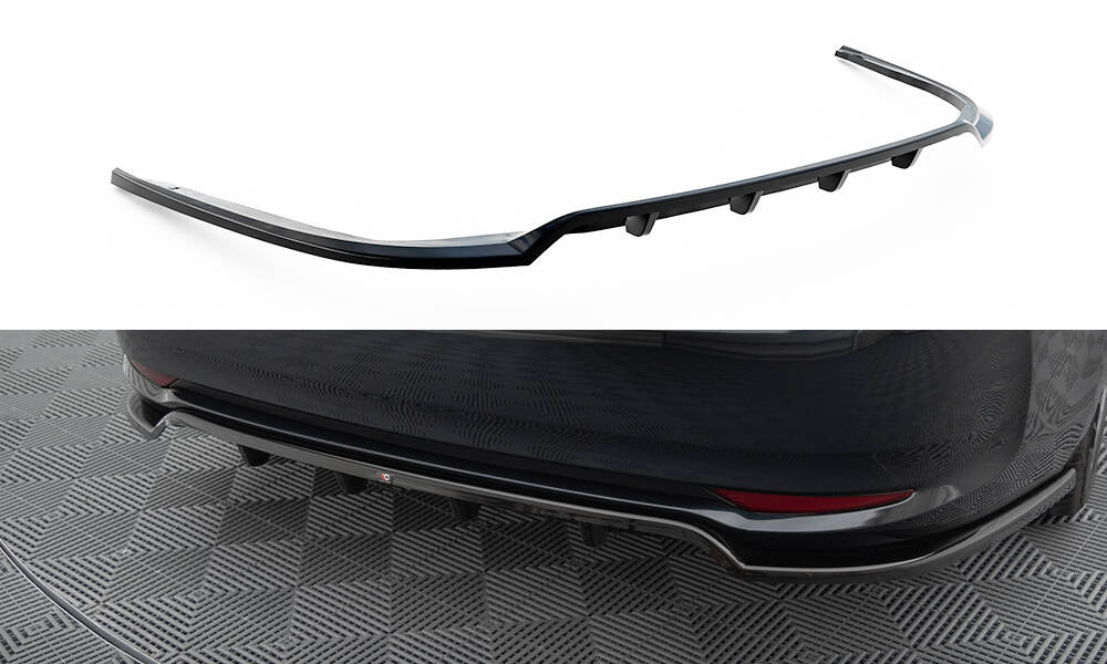 Street+ Mittlerer Diffusor RACE passend für Toyota Avensis Limousine Mk3 Facelift schwarz Hochglanz – Ansicht 2