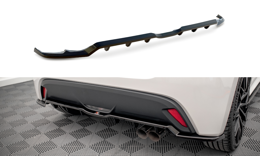 Street+ Mittlerer Diffusor RACE V.2 passend für Toyota Yaris Mk4 schwarz Hochglanz – Ansicht 2