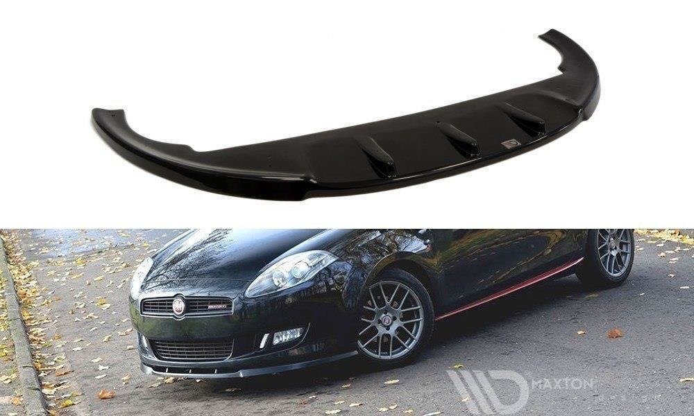 Street+ Spoilerlippe Front Ansatz passend für FIAT BRAVO II schwarz Hochglanz – Ansicht 2