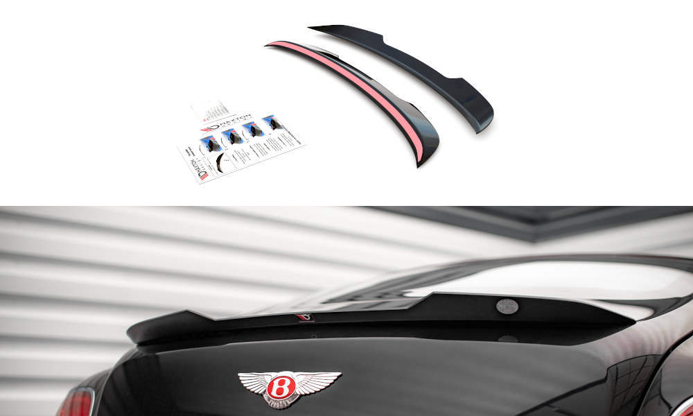 Heckspoiler Lippe Bentley Continental GT V8 S Mk2 schwarz Hochglanz – Ansicht 2