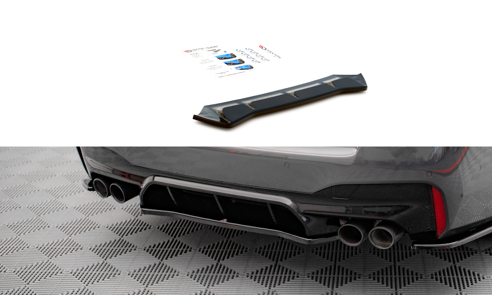 Heckansatz BMW M5 F90 schwarz Hochglanz – Ansicht 2