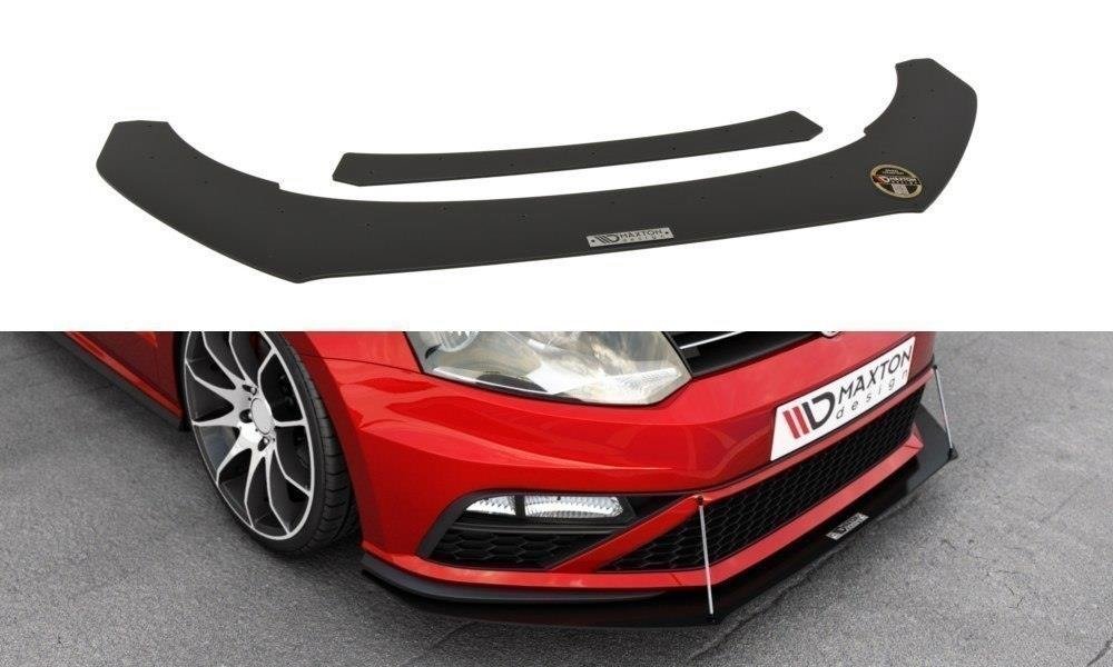 Racing Street+ Spoilerlippe Front Ansatz passend für VW Polo GTI Mk5 Facelift – Ansicht 2