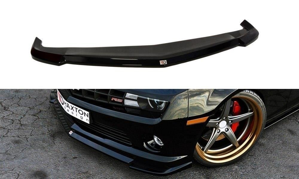 Street+ Spoilerlippe Front Ansatz passend für Chevrolet Camaro SS Mk5 schwarz Hochglanz – Ansicht 2