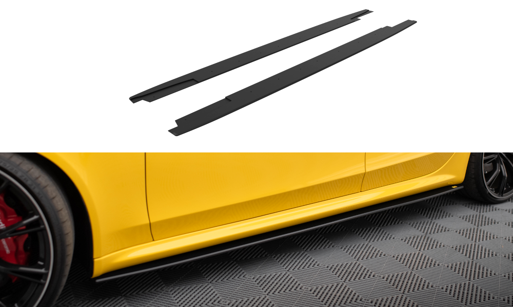 Street Pro Street+ Seitenschweller Leisten passend für Audi RS4 B8 – Ansicht 2