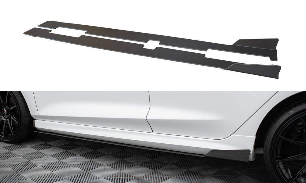 Sport Street+ Seitenschweller Leisten passend für V.1 passend für Ford Fiesta Mk8 ST / ST-Line – Ansicht 2