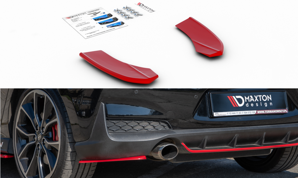 Heck Ansatz Flaps Diffusor V.2 passend für Hyundai I30 N Mk3 Hatchback – Ansicht 2