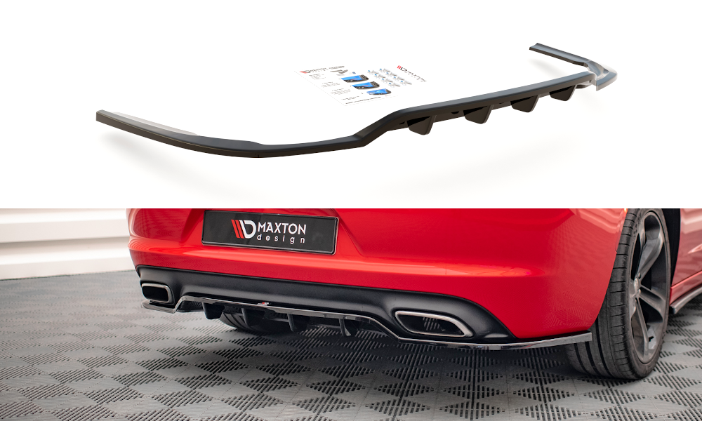 Street+ Mittlerer Diffusor RACE passend für Dodge Charger RT Mk7 Facelift schwarz Hochglanz – Ansicht 2
