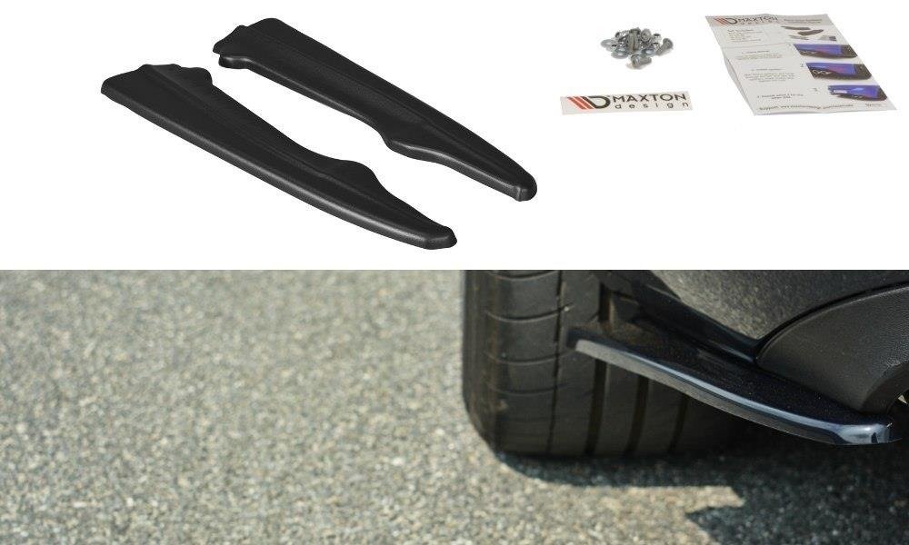 Heck Ansatz Flaps Diffusor passend für Mercedes - Benz E Coupe / Cabrio C207 Facelift / A207 Facelit schwarz Hochglanz – Ansicht 2