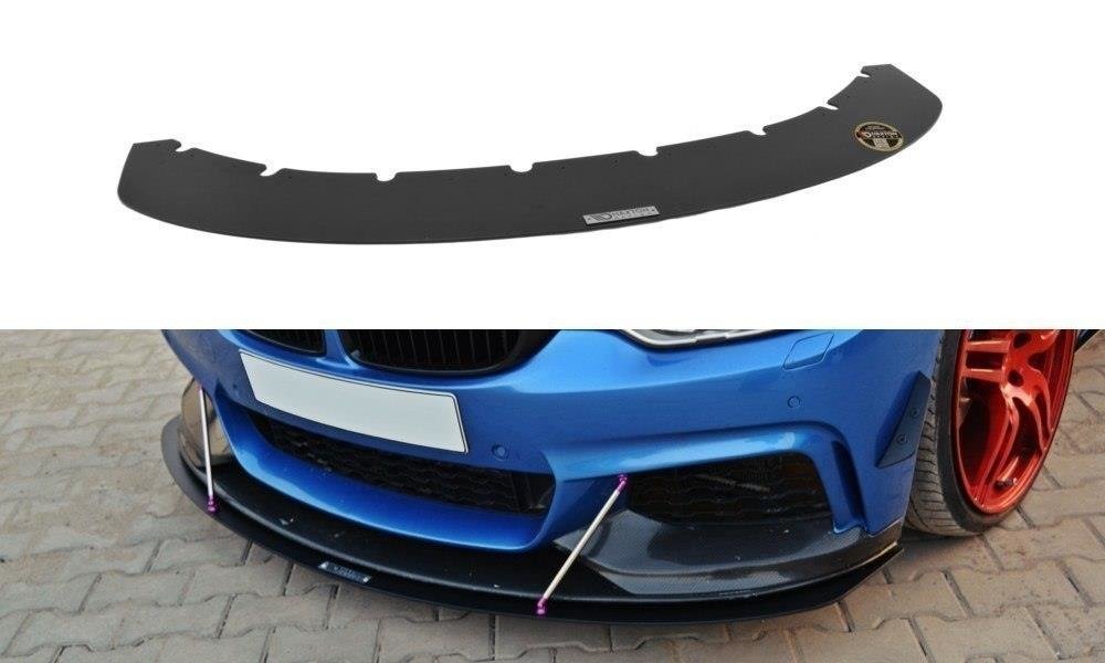 Racing Street+ Spoilerlippe Front Ansatz V.3 passend für BMW 4er Coupe / Gran Coupe / Cabrio M-Paket F32 / F36 / F33 – Ansicht 2