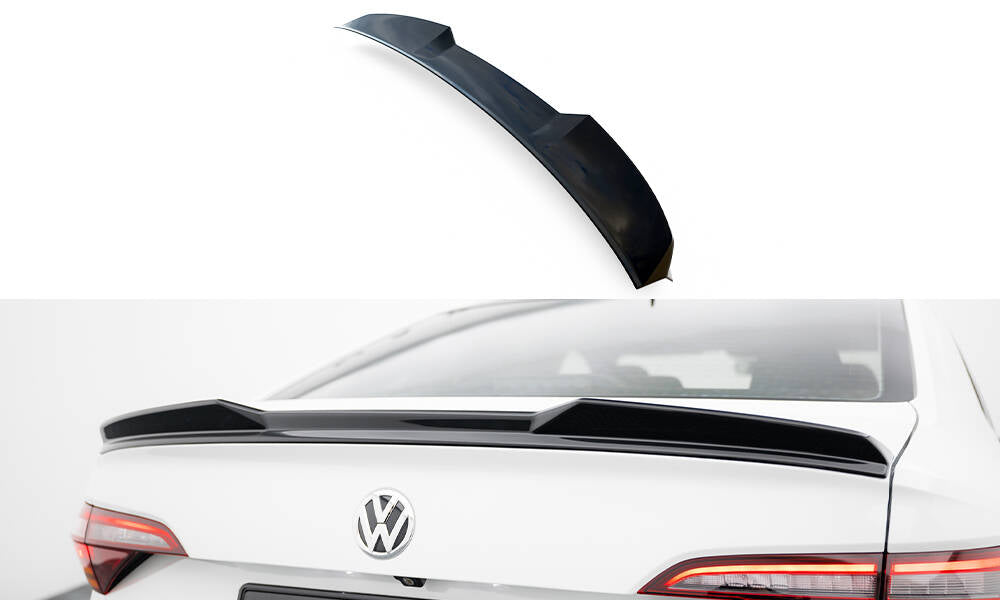 Heckspoiler Lippe 3D VW Jetta GLI Mk7 schwarz Hochglanz – Ansicht 2