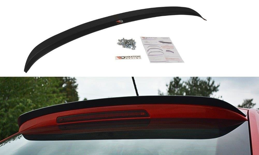 Heckspoiler Lippe Skoda Rapid Spaceback schwarz Hochglanz – Ansicht 2