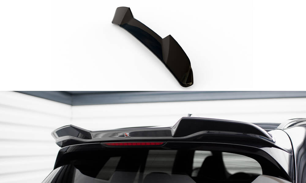 Heckspoiler Lippe 3D BMW X3 M F97 / F97 Facelift schwarz Hochglanz – Ansicht 2