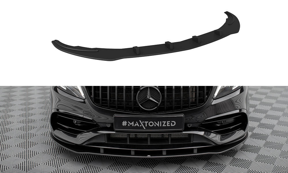 Street Pro Street+ Spoilerlippe Front Ansatz passend für Mercedes-Benz A AMG-Line W176 Facelift – Ansicht 2