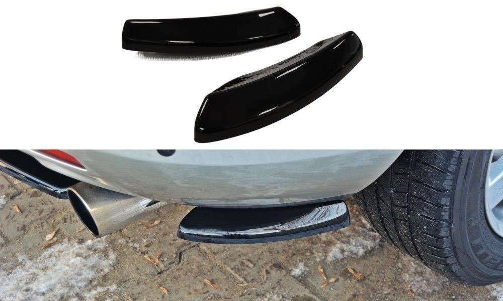 Heck Ansatz Flaps Diffusor passend für MAZDA CX-7 schwarz Hochglanz – Ansicht 2