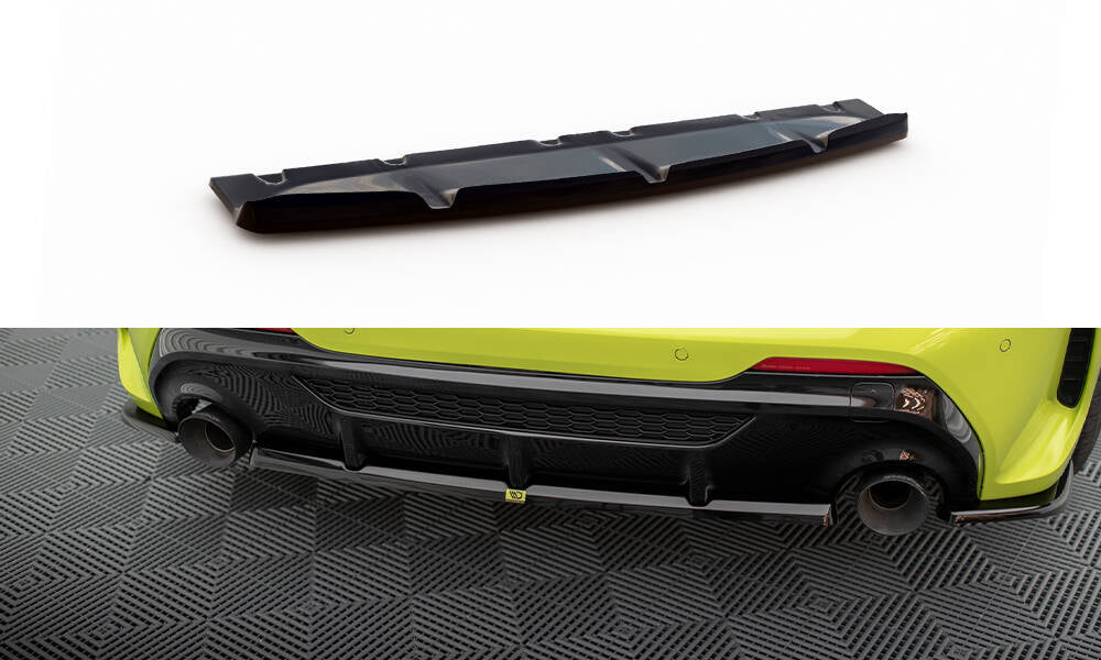 Heckansatz V.2 BMW M135i F40 schwarz Hochglanz – Ansicht 2