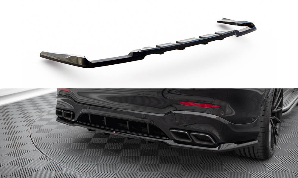 Street+ Mittlerer Diffusor RACE V.2 passend für Mercedes-AMG GLC 63 SUV X253 schwarz Hochglanz – Ansicht 2