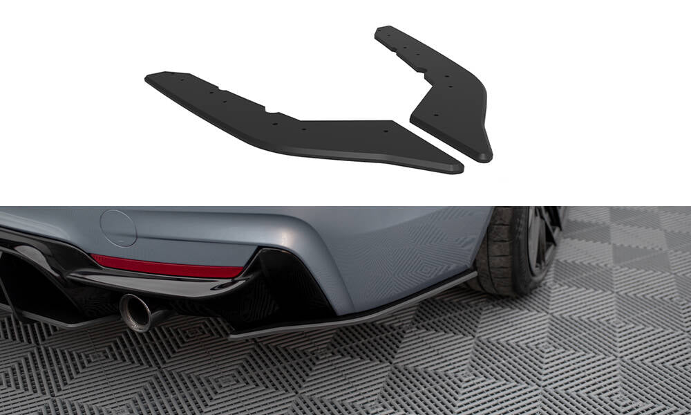 Street Pro Heck Ansatz Flaps Diffusor passend für BMW 4er35i Coupe M-Paket F32 – Ansicht 2