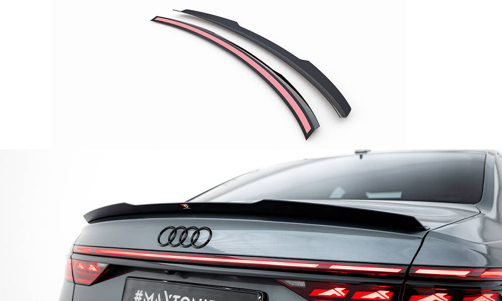 Heckspoiler Lippe Audi S8 / A8 S-Line D5 Facelift schwarz Hochglanz – Ansicht 2