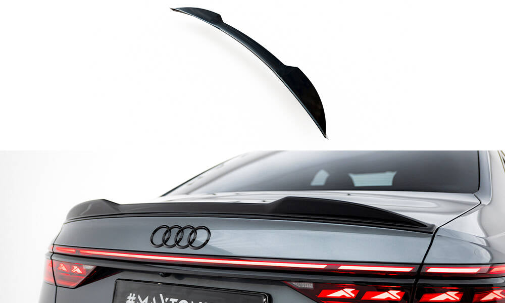 Heckspoiler Lippe 3D Audi S8 / A8 S-Line D5 Facelift schwarz Hochglanz – Ansicht 2