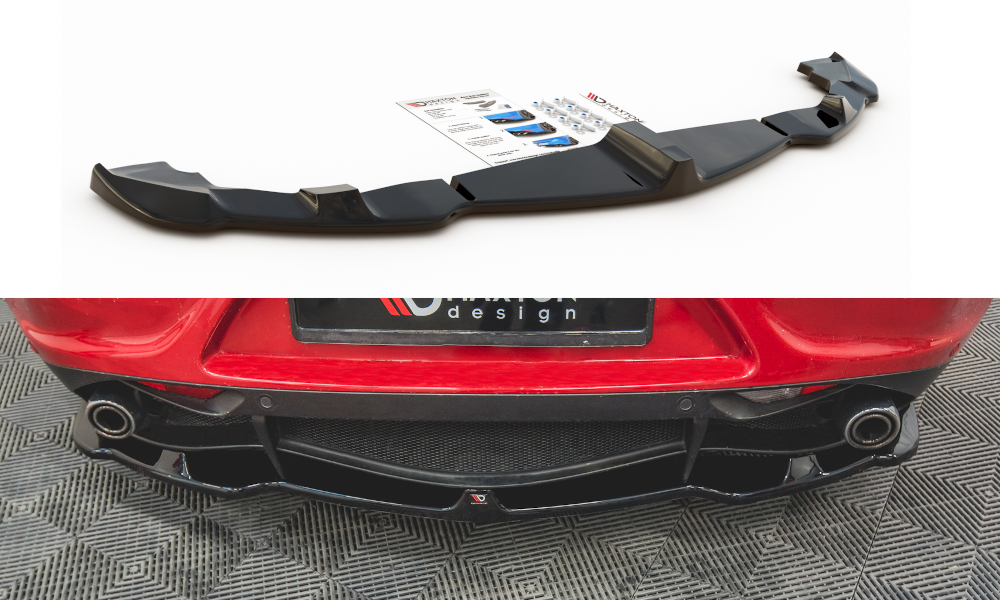 Heckansatz Alfa Romeo 4C schwarz Hochglanz – Ansicht 2