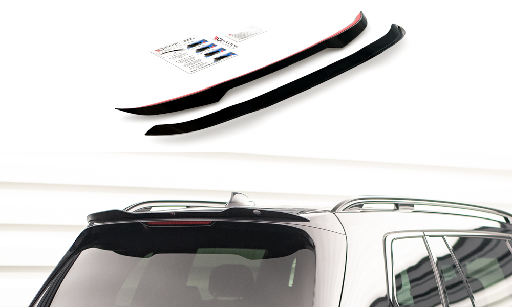 Heckspoiler Lippe BMW X7 M-Paket G07 schwarz Hochglanz – Ansicht 2