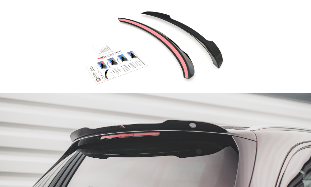 Heckspoiler Lippe V.1 Mercedes-Benz E Kombi S213 schwarz Hochglanz – Ansicht 2