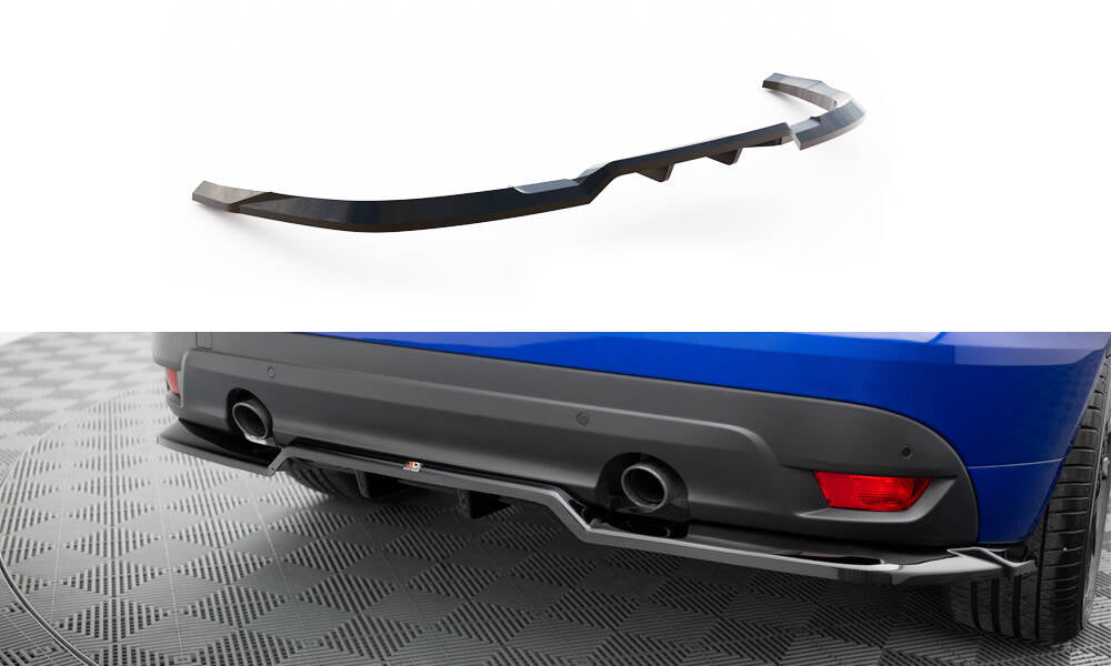 Street+ Mittlerer Diffusor RACE passend für Jaguar F-Pace R-Sport X761 schwarz Hochglanz – Ansicht 2