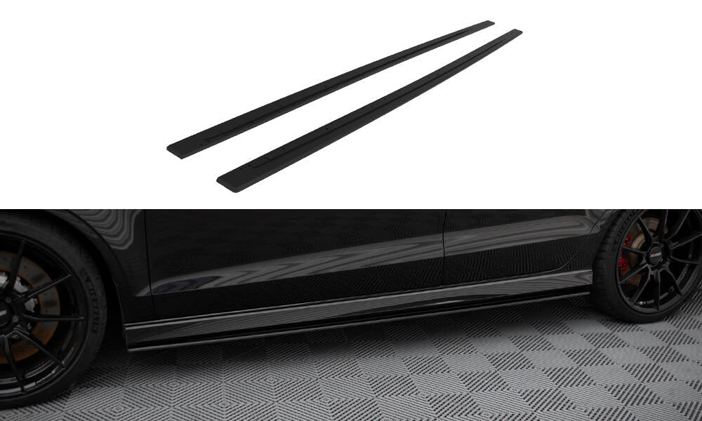 Street Pro Street+ Seitenschweller Leisten passend für Audi RS3 Limousine 8V Facelift – Ansicht 2