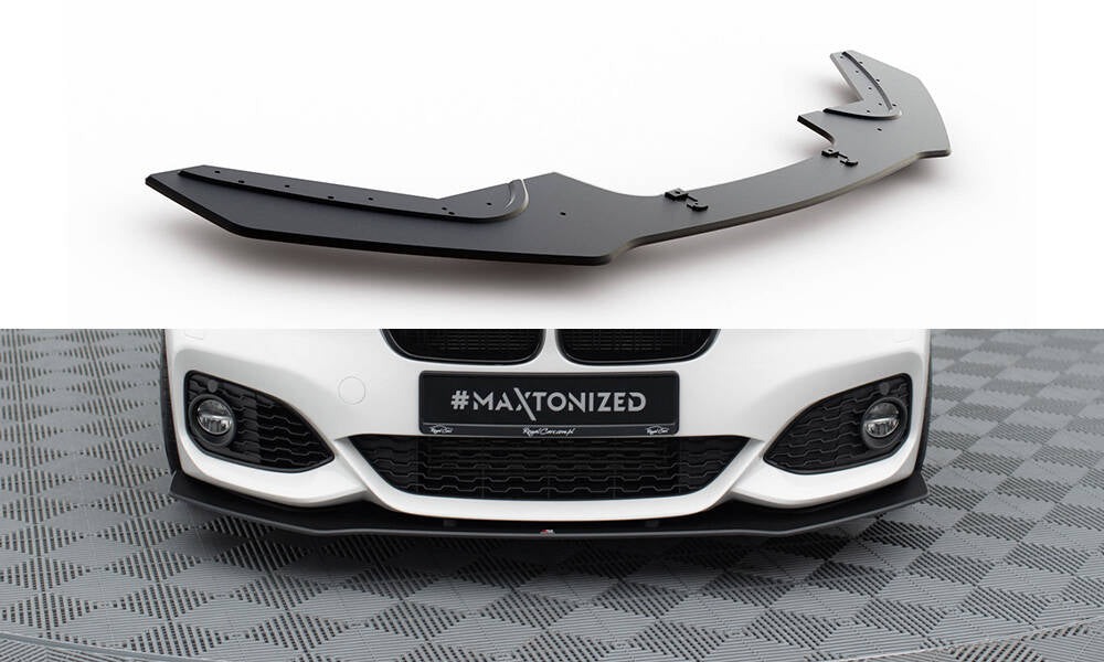 Street Pro Street+ Spoilerlippe Front Ansatz passend für V.3 passend für BMW 1er F20 M-Paket Facelift / M140i – Ansicht 2