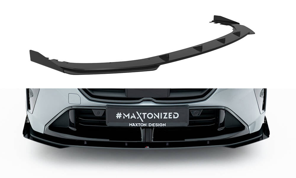 Street Pro Street+ Spoilerlippe Front Ansatz + Flaps passend für BMW 2 M-Paket / M235i Gran Coupe  F74 schwarz Hochglanz – Ansicht 2