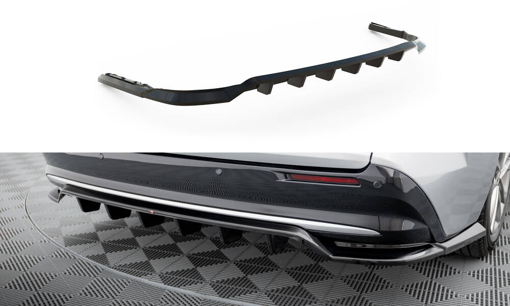 Street+ Mittlerer Diffusor RACE passend für Toyota Sienna Mk4 schwarz Hochglanz – Ansicht 2