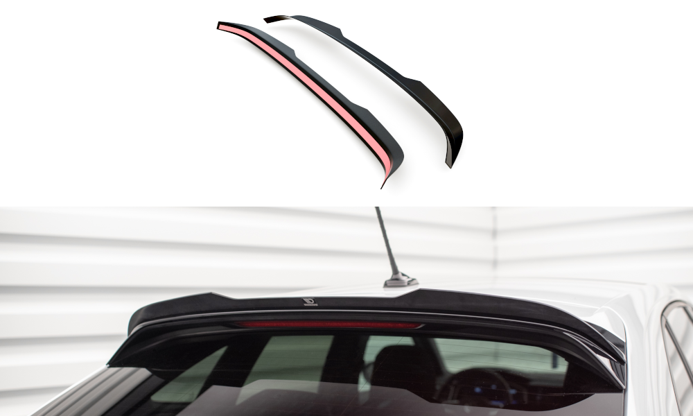 Heckspoiler Lippe VW Taigo R-Line Mk1 schwarz Hochglanz – Ansicht 2