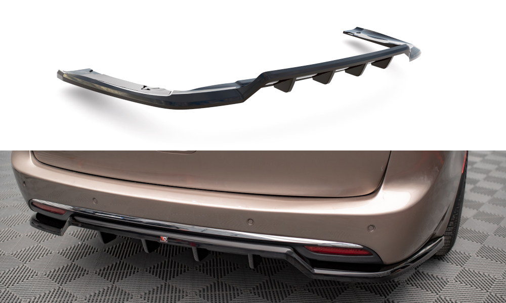 Street+ Mittlerer Diffusor RACE passend für Chrysler Pacifica Mk2 schwarz Hochglanz – Ansicht 2