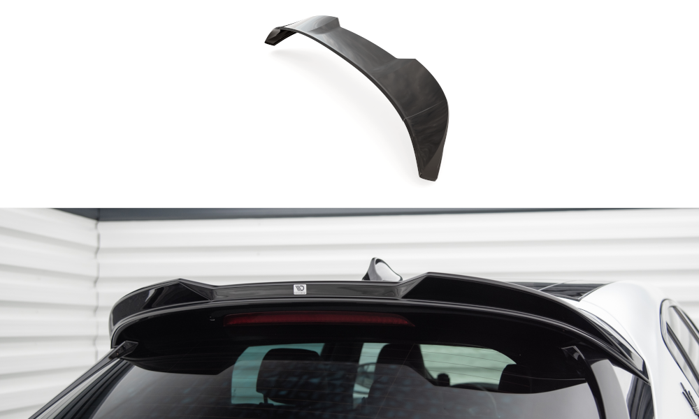 Heckspoiler Lippe 3D Maserati Grecale GT / Modena Mk1 schwarz Hochglanz – Ansicht 2