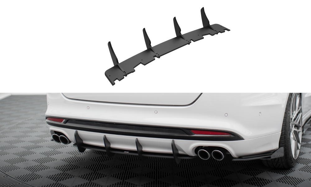 Street Pro Heckschürze passend für Ford Mondeo Sport Mk5 Facelift / Fusion Sport Mk2 Facelift – Ansicht 2