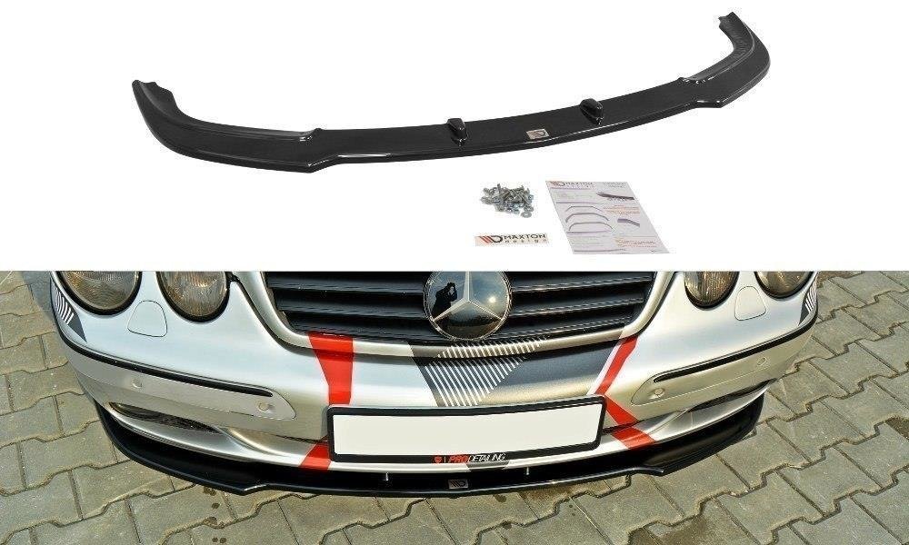 Street+ Spoilerlippe Front Ansatz passend für MERCEDES CL-KLASSE C215 schwarz Hochglanz – Ansicht 2