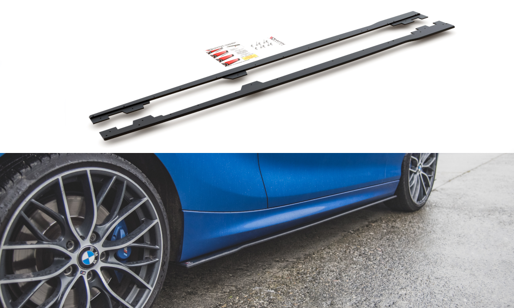 Street Pro Street+ Seitenschweller Leisten passend für BMW 1er F21 M135i / M140i / M-Paket – Ansicht 2
