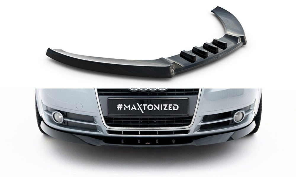 Front Diffuser V.1 Audi A4 B7 schwarz Hochglanz – Ansicht 2