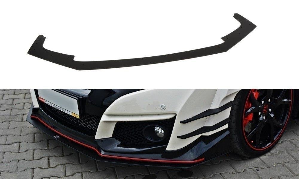 Racing Street+ Spoilerlippe Front Ansatz passend für v.1 HONDA CIVIC IX TYPE R – Ansicht 2