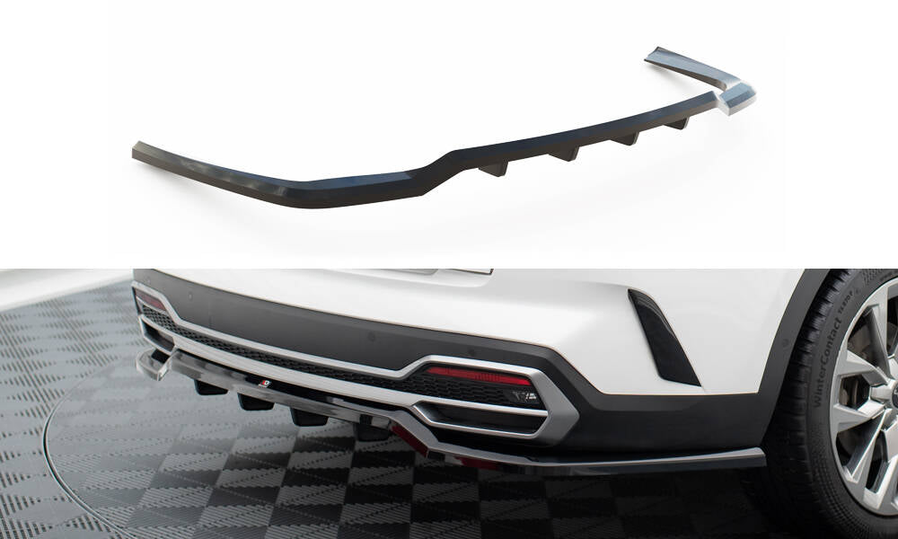 Street+ Mittlerer Diffusor RACE passend für Kia Sorento Mk4 schwarz Hochglanz – Ansicht 2