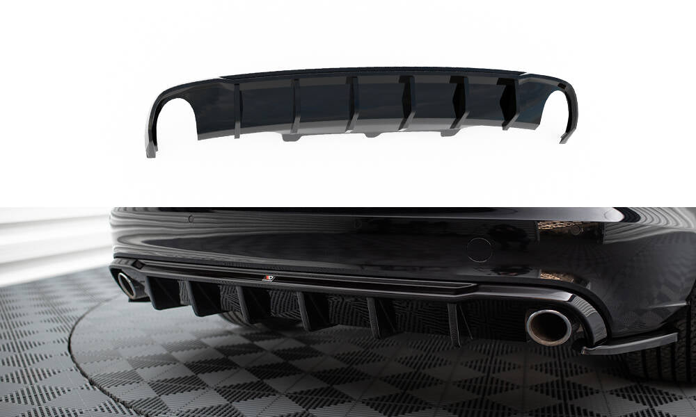 Diffusor Heck Ansatz passend für Audi A6 Limousine / Avant C7 – Ansicht 2