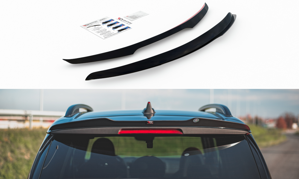 Heckspoiler Lippe Mini Countryman Mk2 F60 JCW schwarz Hochglanz – Ansicht 2