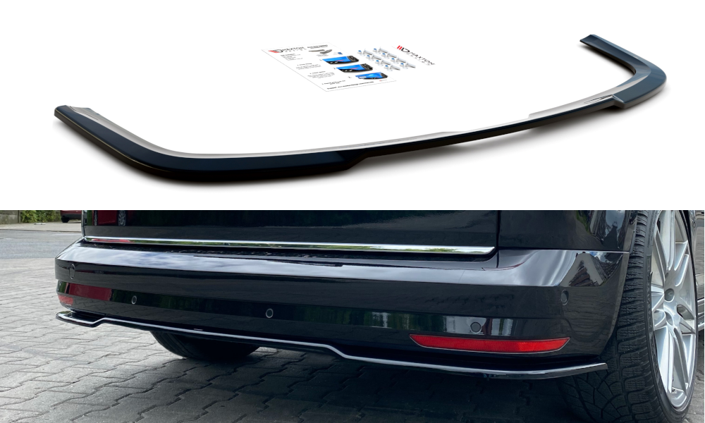 Heckansatz VW Caddy Mk. 4 schwarz Hochglanz – Ansicht 2