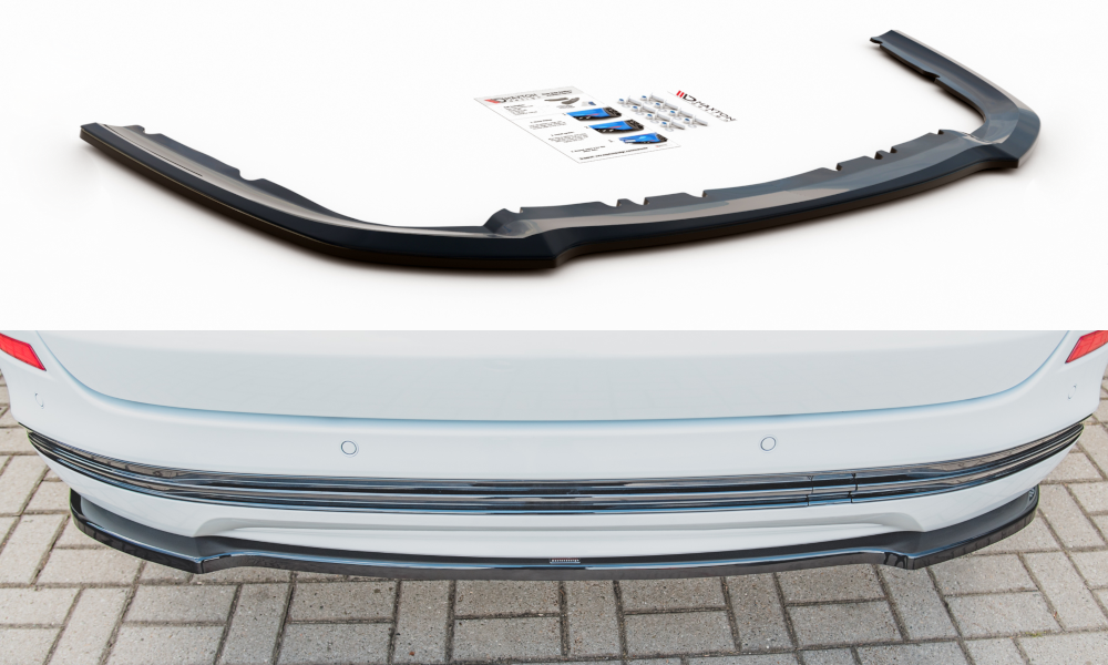 Heckansatz Ford Mondeo Kombi Platinium Mk5 Facelift schwarz Hochglanz – Ansicht 2