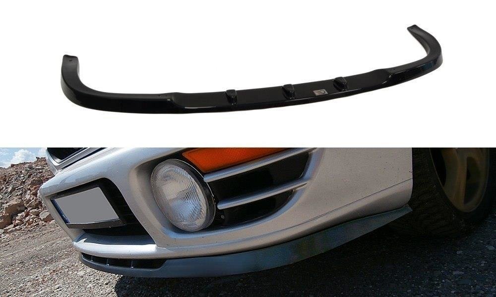 Street+ Spoilerlippe Front Ansatz passend für Subaru Impreza GT schwarz Hochglanz – Ansicht 2